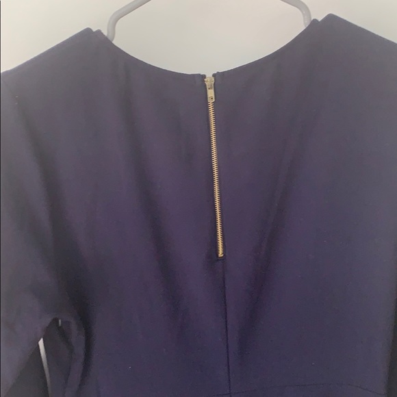 Navy blue high dress - Picture 3 of 4